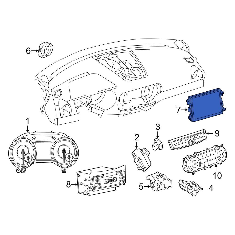 Mercedes-Benz OE 2319008305 - Driver Information Display