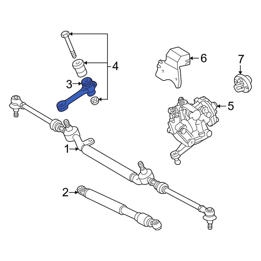 MercedesBenz OE 1704600119 Steering Idler Arm