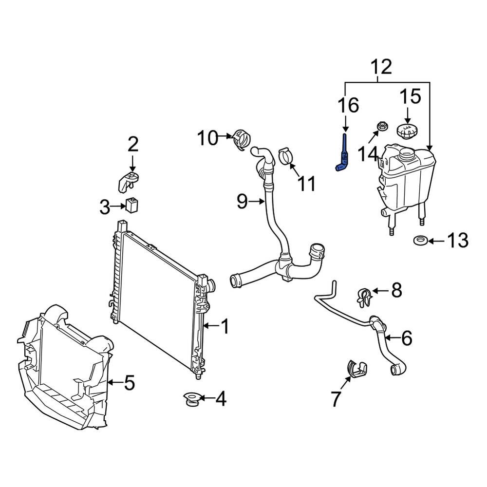 MercedesBenz OE 2205450024 Engine Coolant Level Sensor