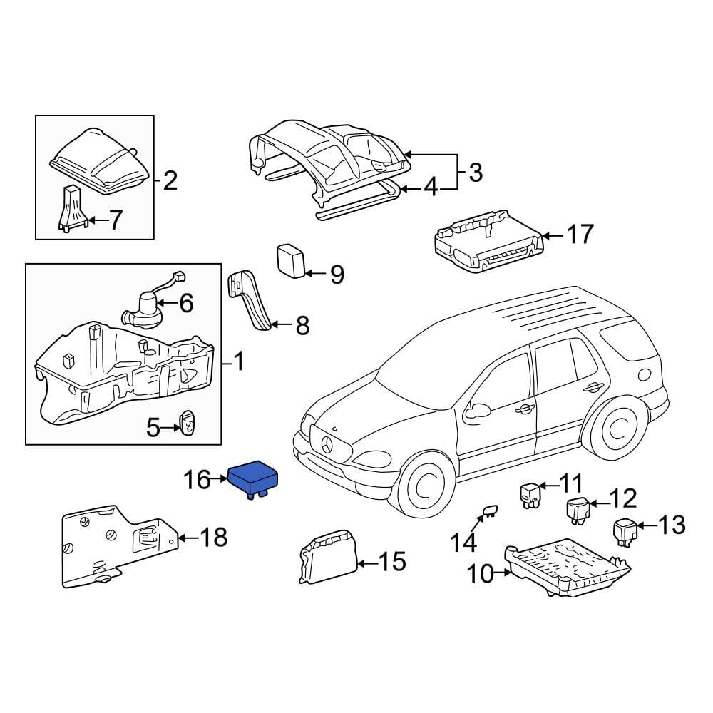 mercedes-benz-oe-1635450116-headlight-control-module