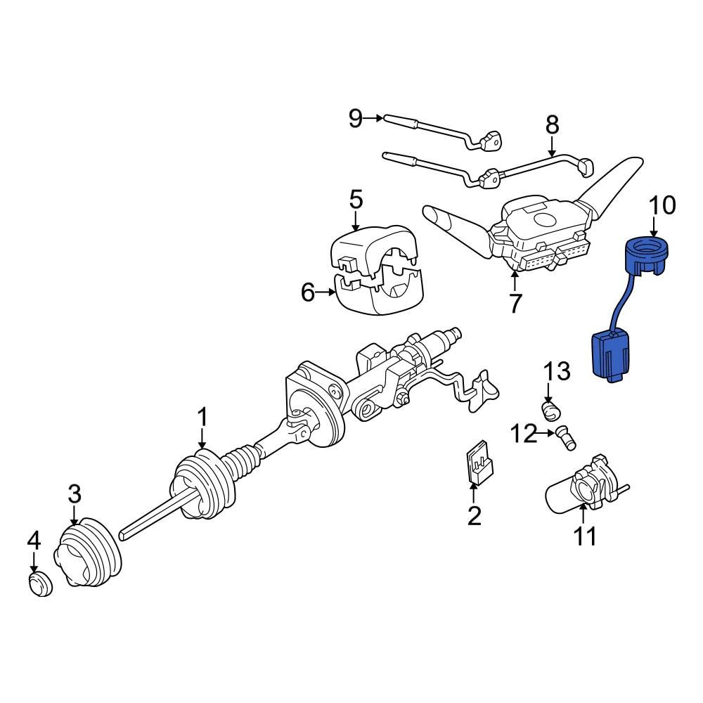 MercedesBenz OE 1635459132 Steering Wheel Position Sensor