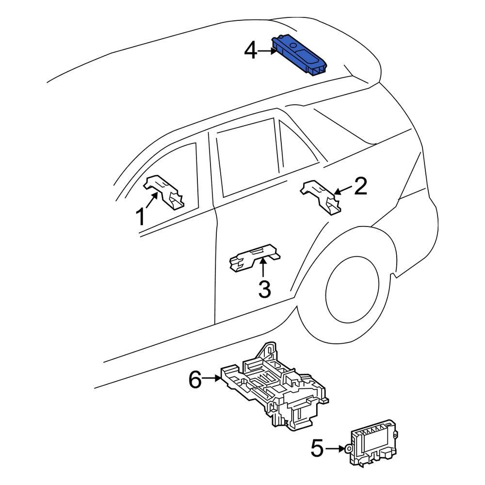 MercedesBenz OE 1668201589 Keyless Entry Antenna
