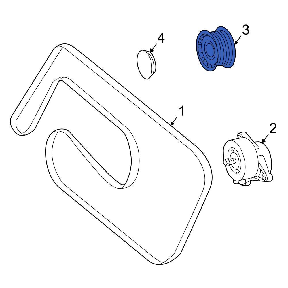 Mercedes-Benz OE - Cooling - Belts & Pulleys (Base / 4Matic) 
