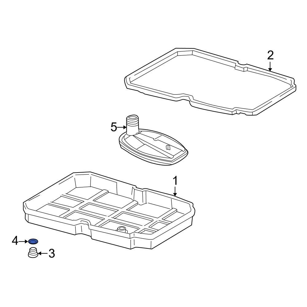 MercedesBenz OE 1402710060 Automatic Transmission Drain Plug Gasket