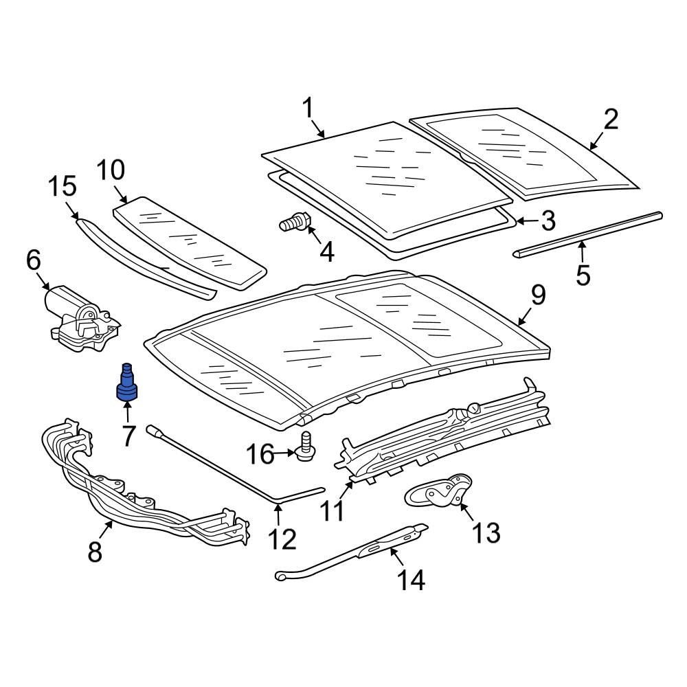 MercedesBenz OE 2039900103 Sunroof Motor Bolt