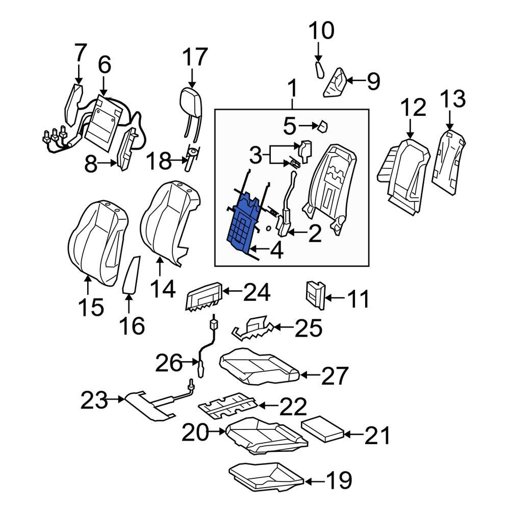 MercedesBenz OE 0009130072 Seat Motor Bracket