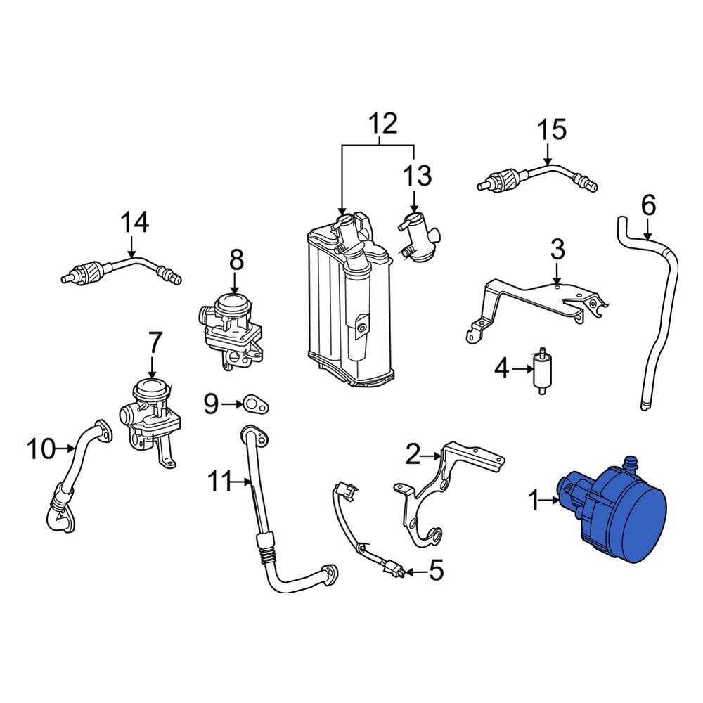 MercedesBenz OE 0001407185 Secondary Air Injection Pump