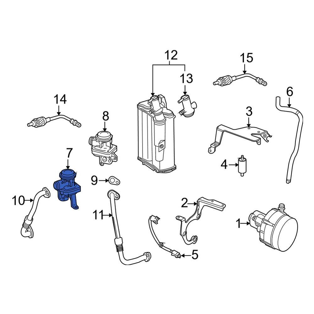 MercedesBenz OE 1561401060 Right Secondary Air Injection Control Valve