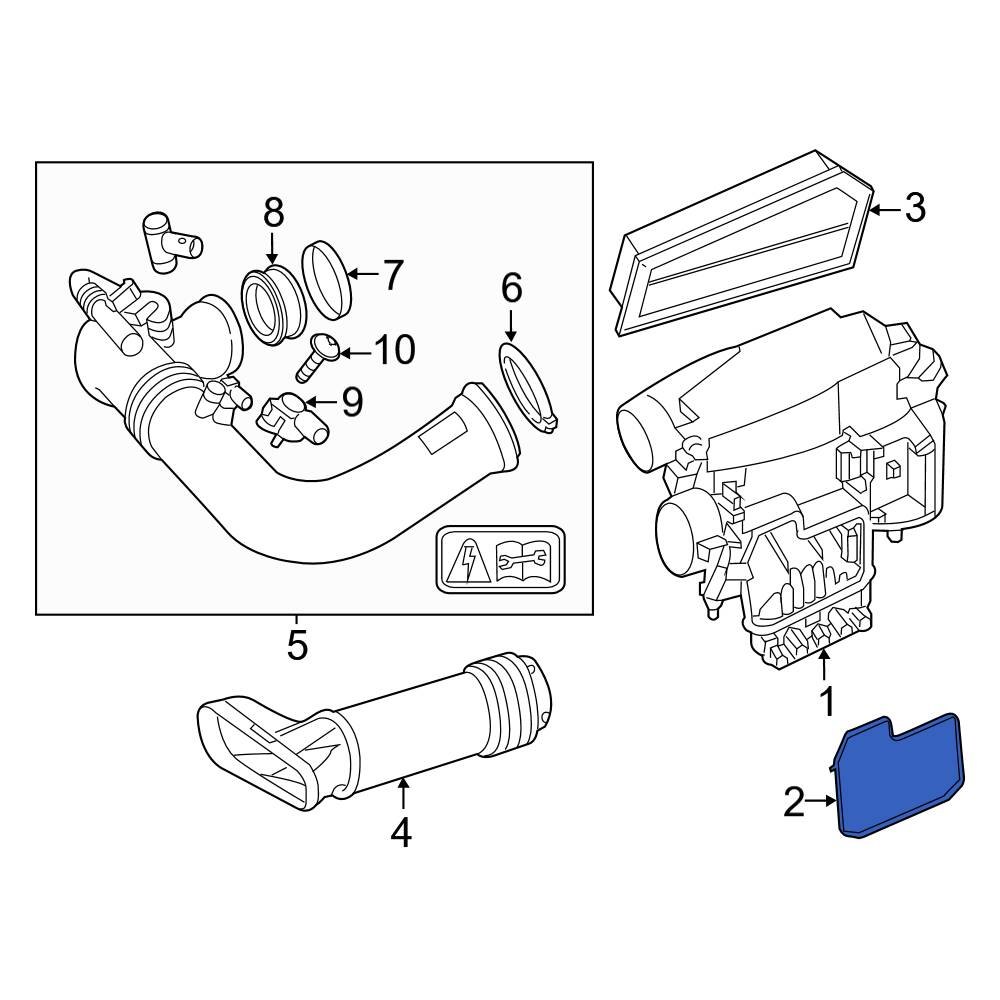 MercedesBenz OE 2710960480 Air Filter Housing Gasket