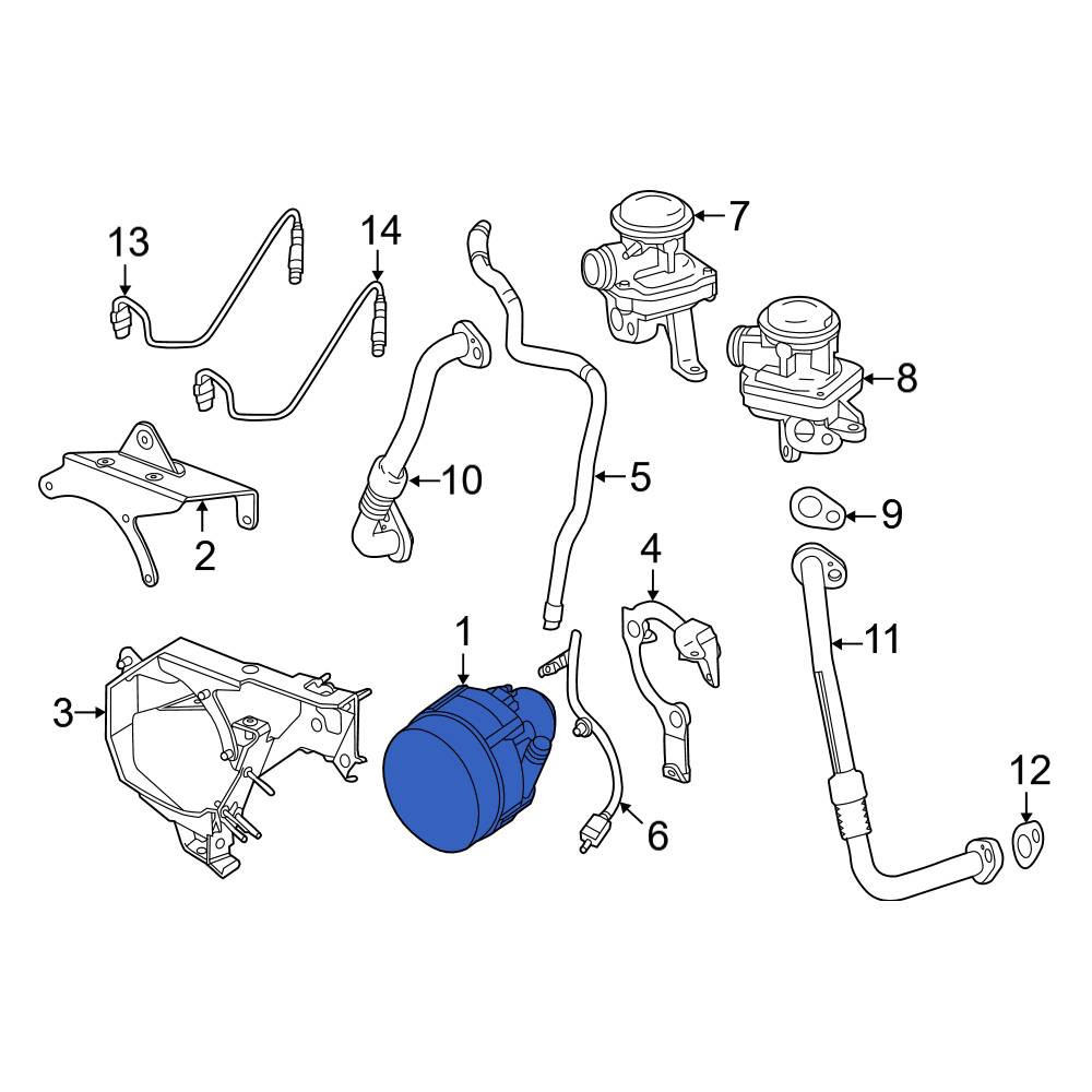 MercedesBenz OE 0001407185 Secondary Air Injection Pump