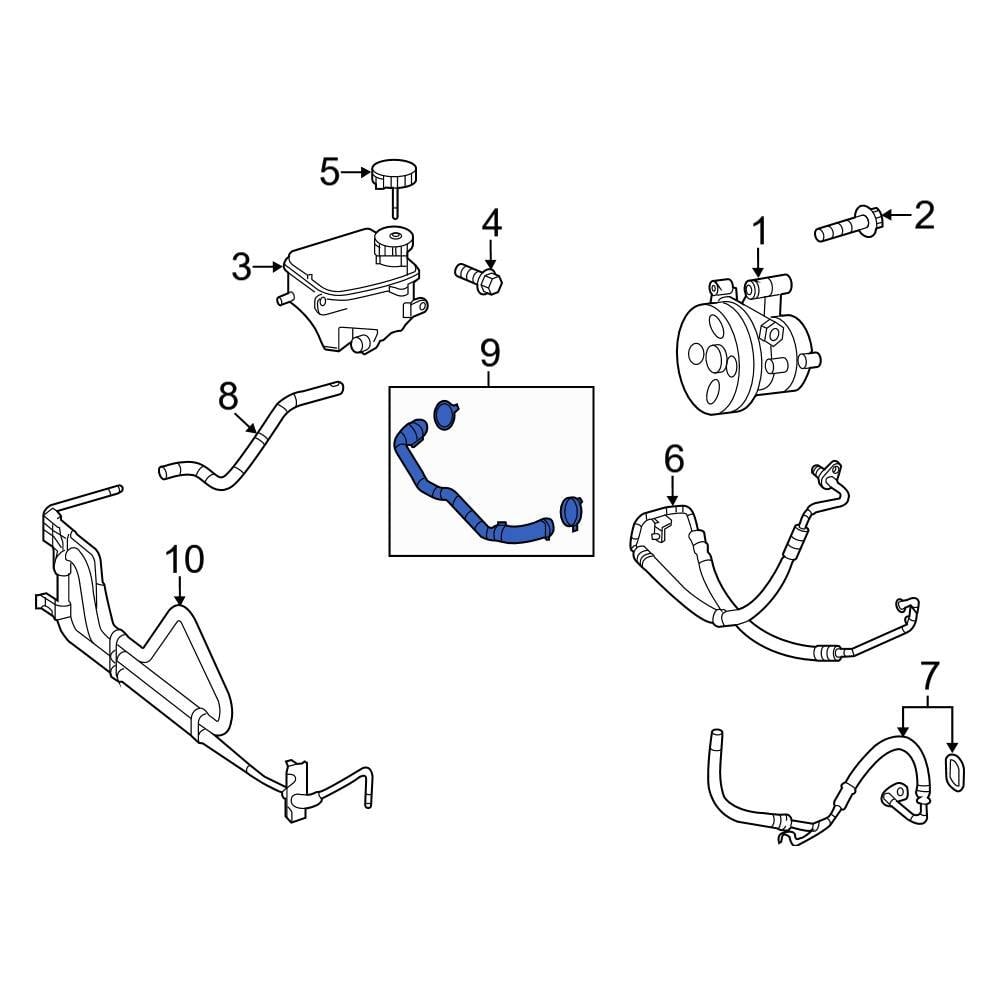 Mercedes-Benz OE 2074660088 - Power Steering Return Hose