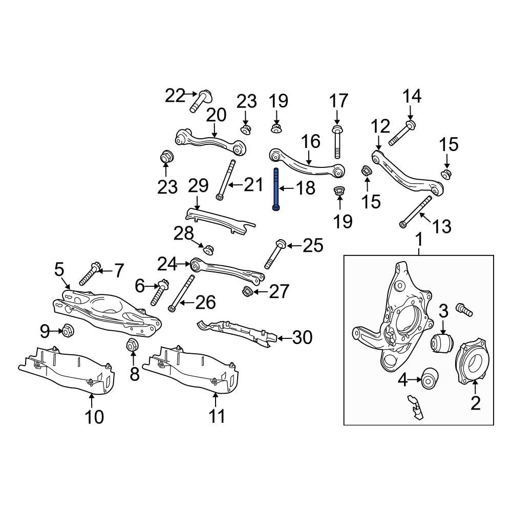 MercedesBenz OE 0029904520 Rear Lower Alignment Camber Adjusting