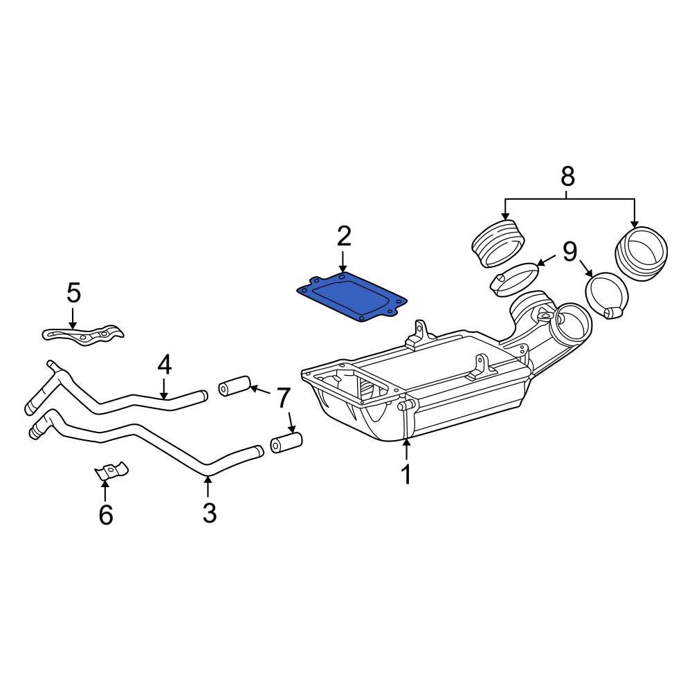 MercedesBenz OE 2711411280 Intercooler Gasket