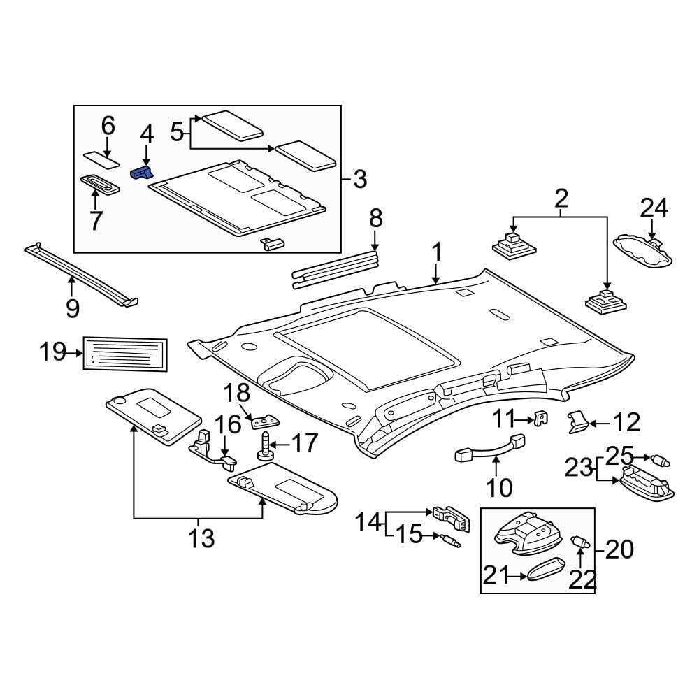 Mercedes-Benz OE 2117800157 - Sunroof Slide