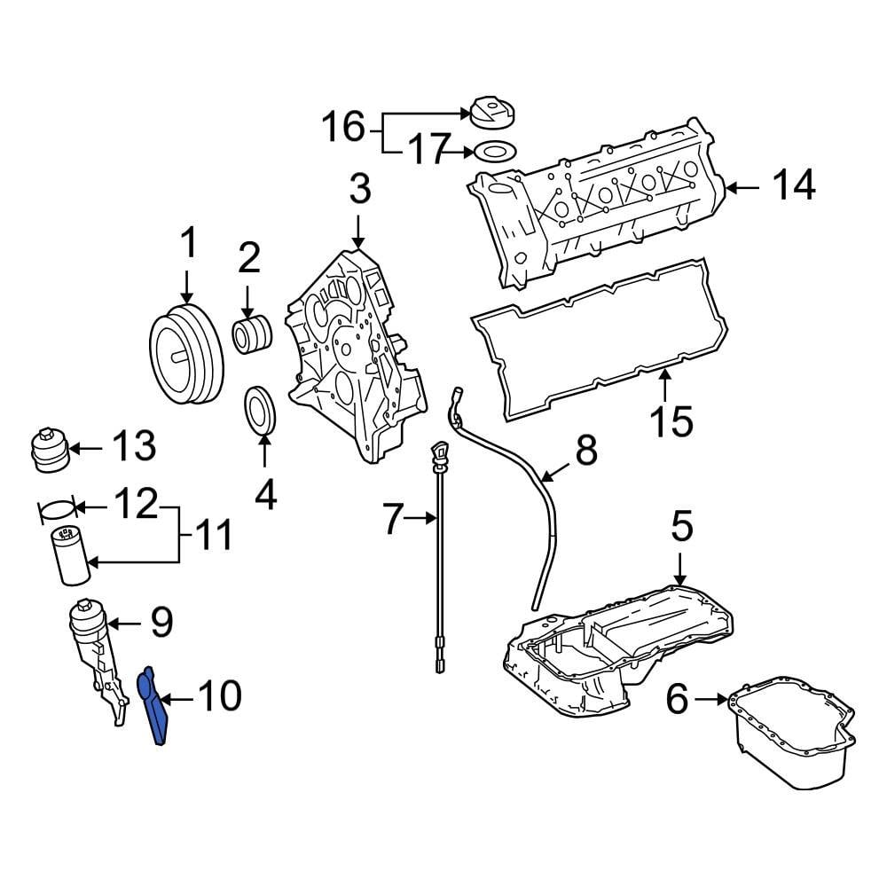 Mercedes-Benz OE 1561840080 - Engine Oil Filter Housing Cover O-Ring