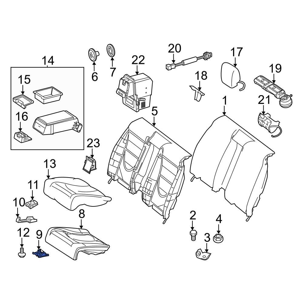 MercedesBenz OE 2219220136 Seat Cushion Spring