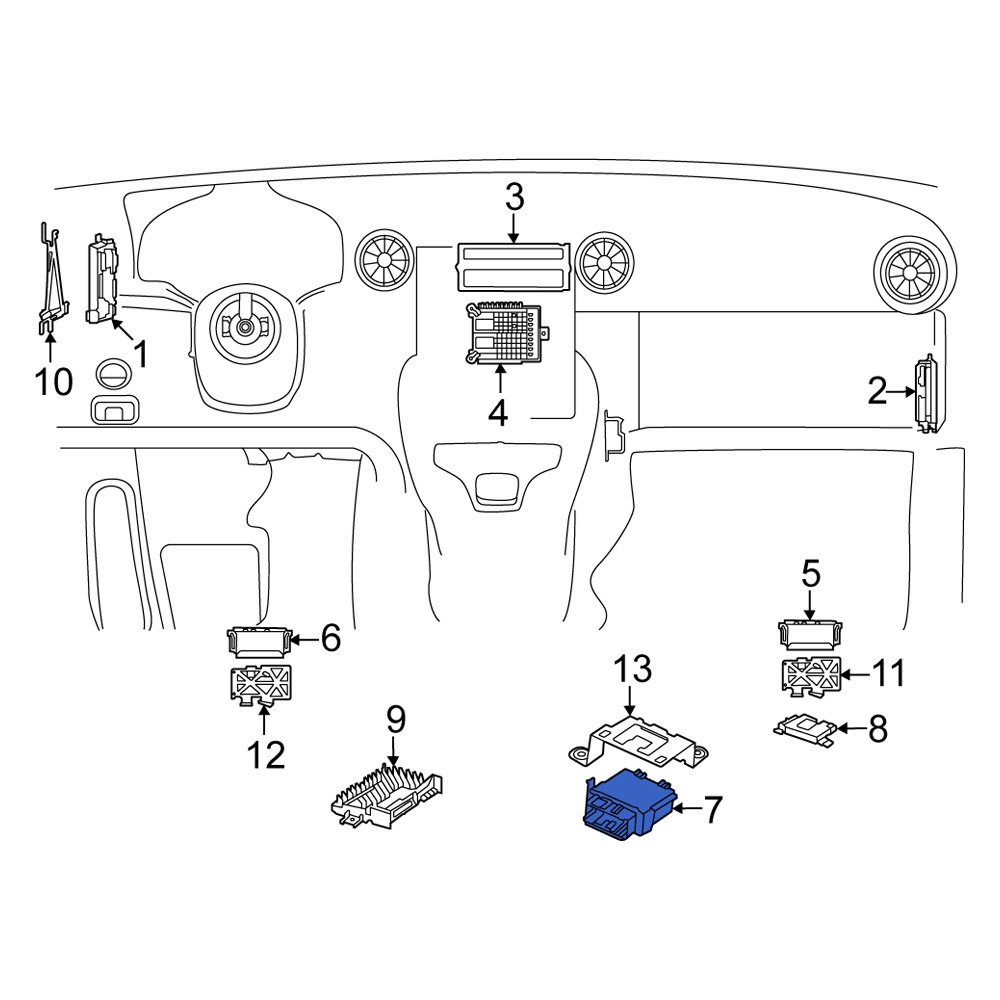 MercedesBenz OE 2329003802 Seat Heater Control Module