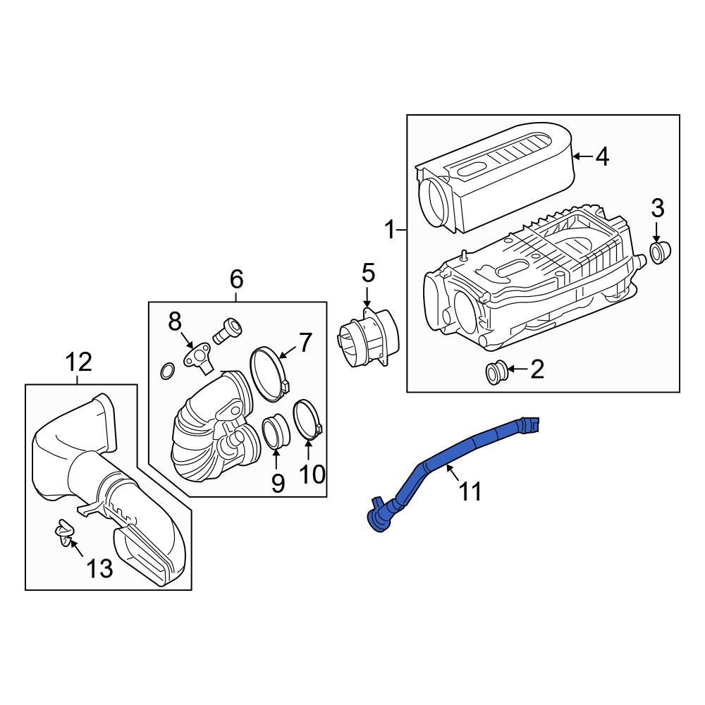 MercedesBenz OE 6510101582 Evaporative Emissions System Lines