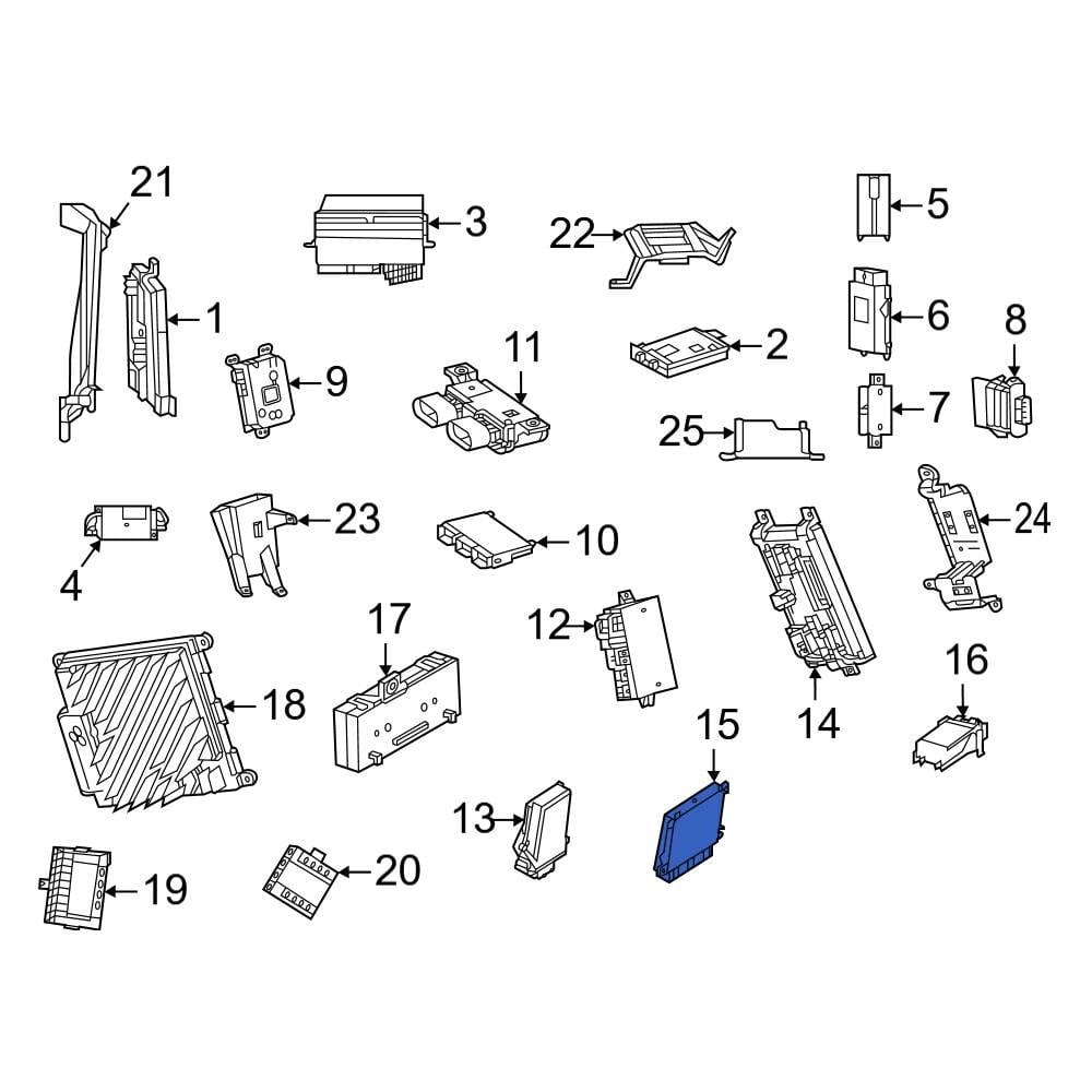 mercedes-benz-oe-0009008324-vehicle-power-control-module