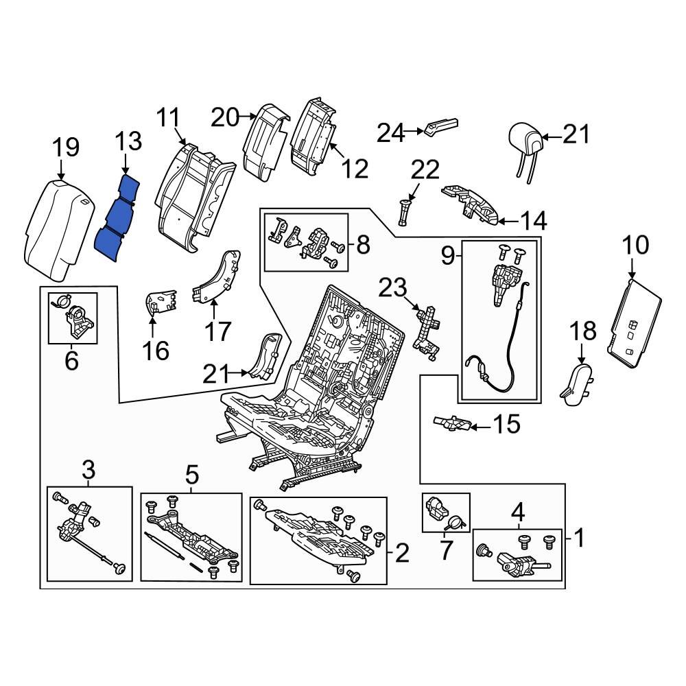 MercedesBenz OE 1679065007 Seat Heater Pad
