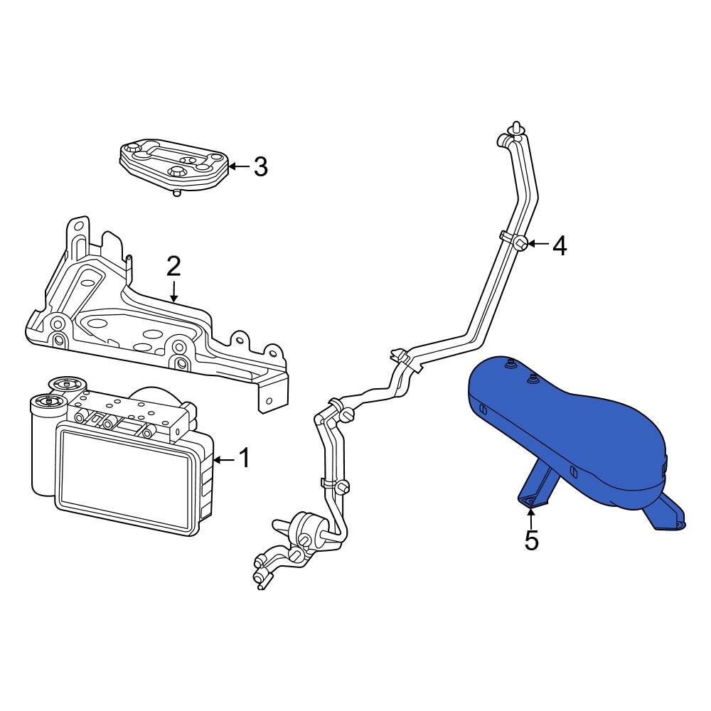 MercedesBenz OE 1673200501 Rear Suspension SelfLeveling Unit