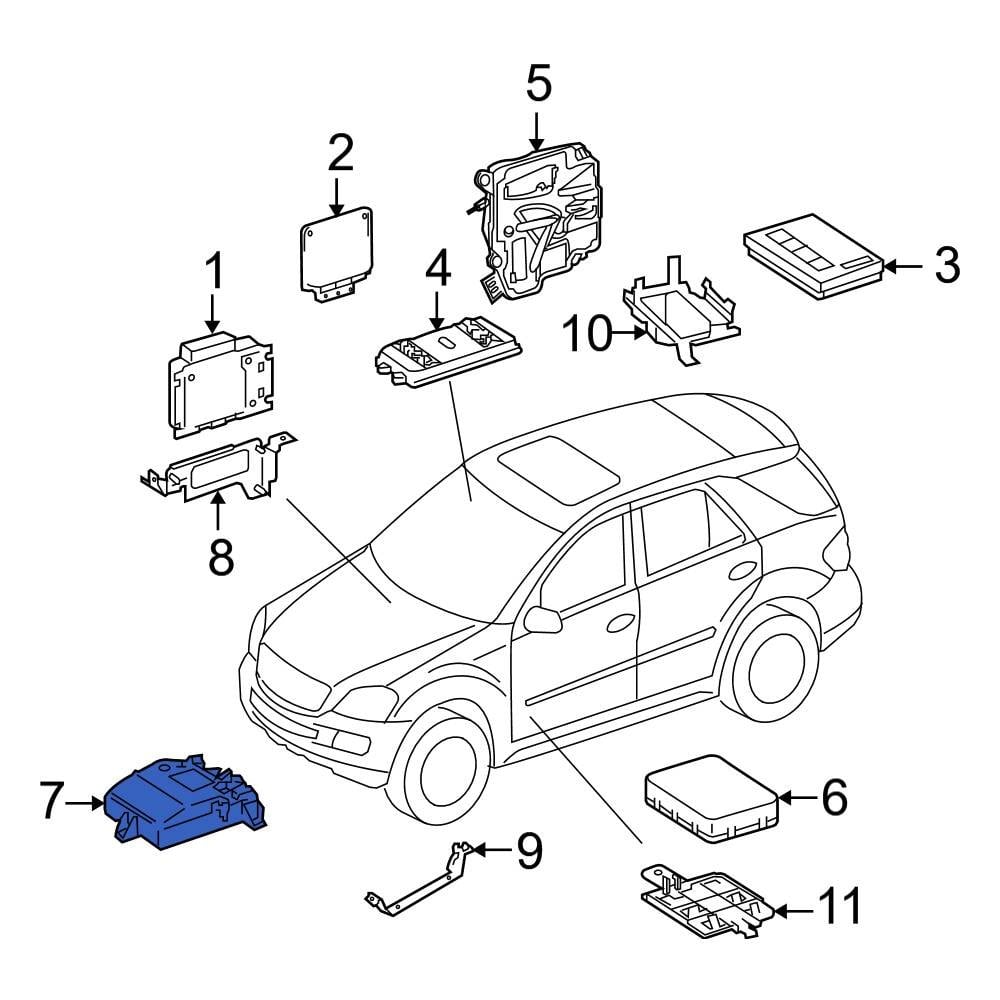 mercedes-benz-oe-1648209385-front-left-door-control-module