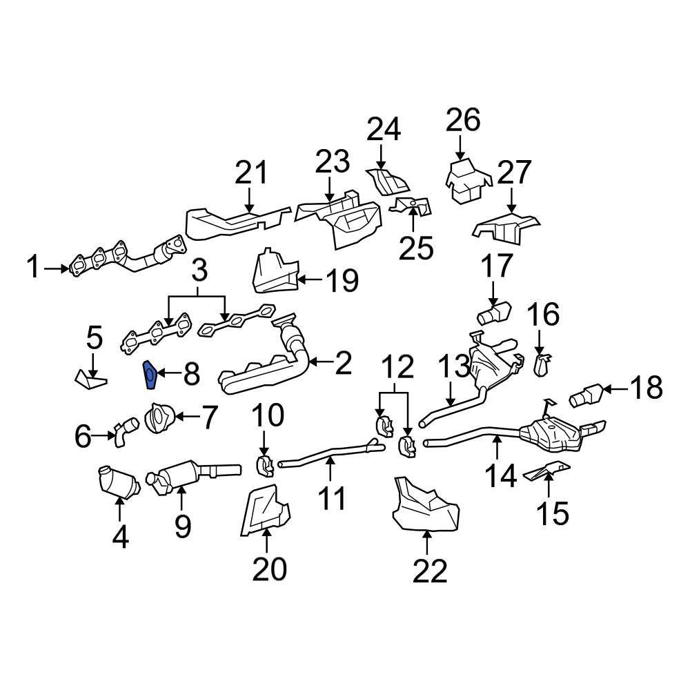 MercedesBenz OE 2194920080 Catalytic Converter Gasket