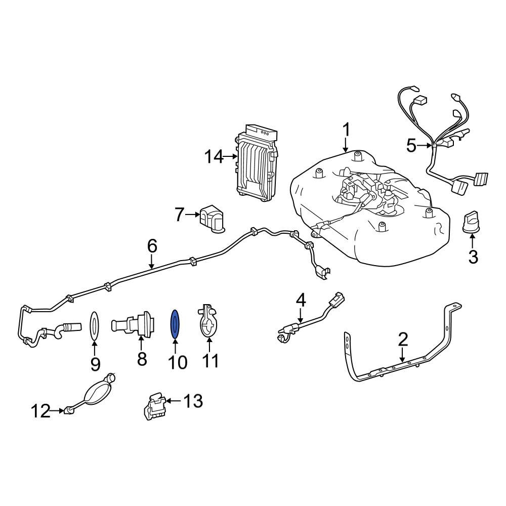 MercedesBenz OE 2074920000 Diesel Exhaust Fluid (DEF) Injector Gasket