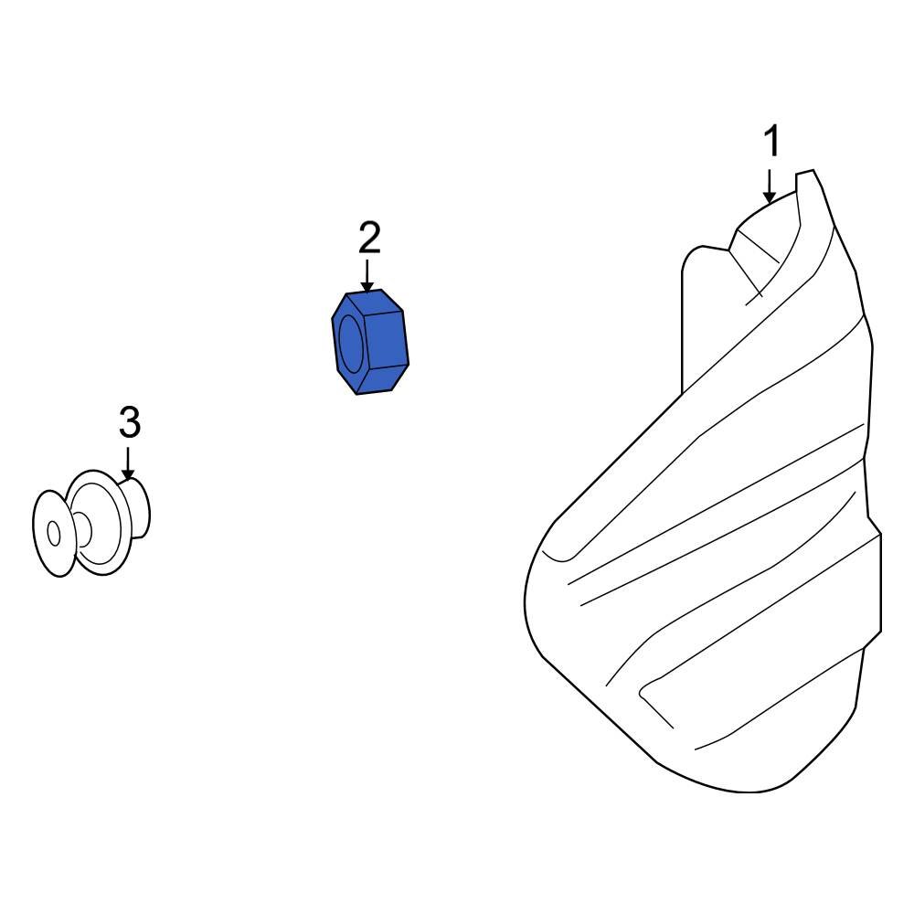 MercedesBenz OE 913023005002 Tail Light Nut