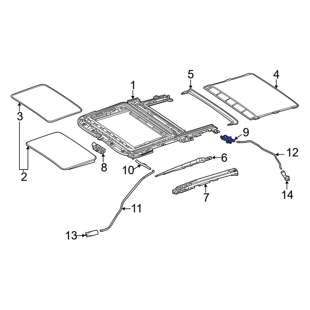 MercedesBenz OE 1677851300 Sunroof Drain Hose