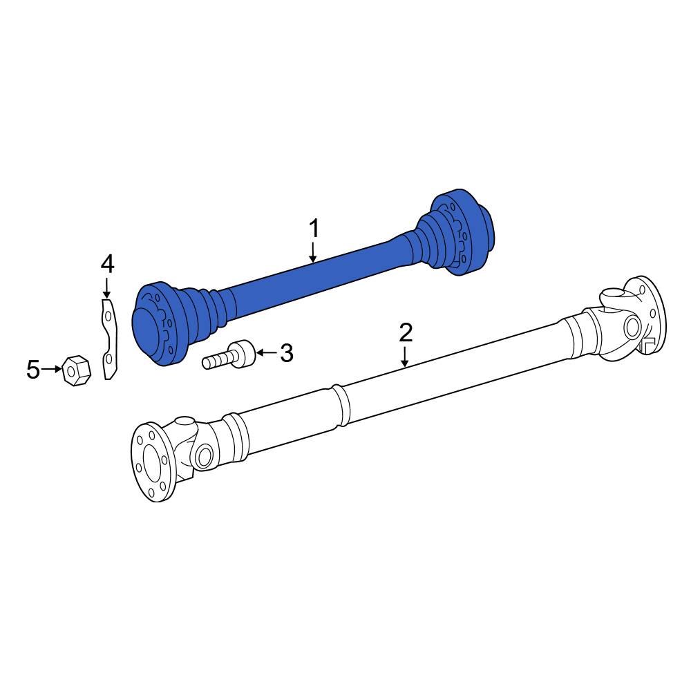 MercedesBenz OE 4634100306 Front Drive Shaft