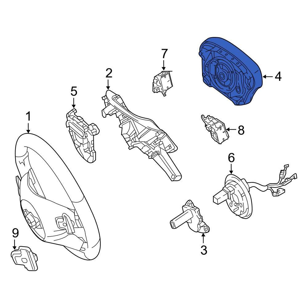 MercedesBenz OE 16686000029116 Steering Wheel Air Bag