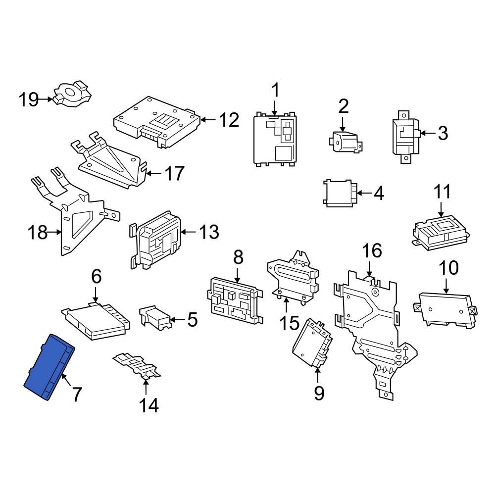 MercedesBenz OE 1679008409 Battery Control Module
