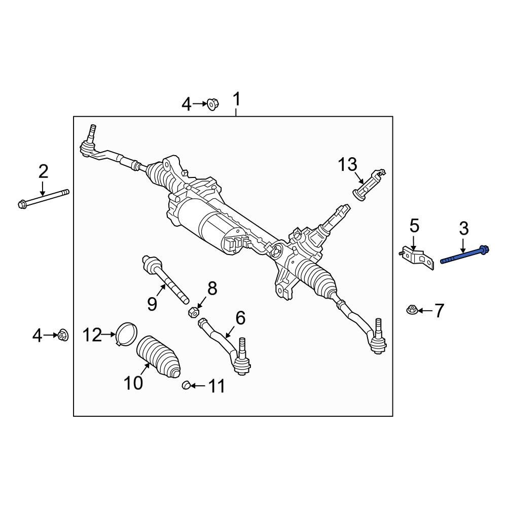 MercedesBenz OE 0949904410 Rear Rack and Pinion Bolt