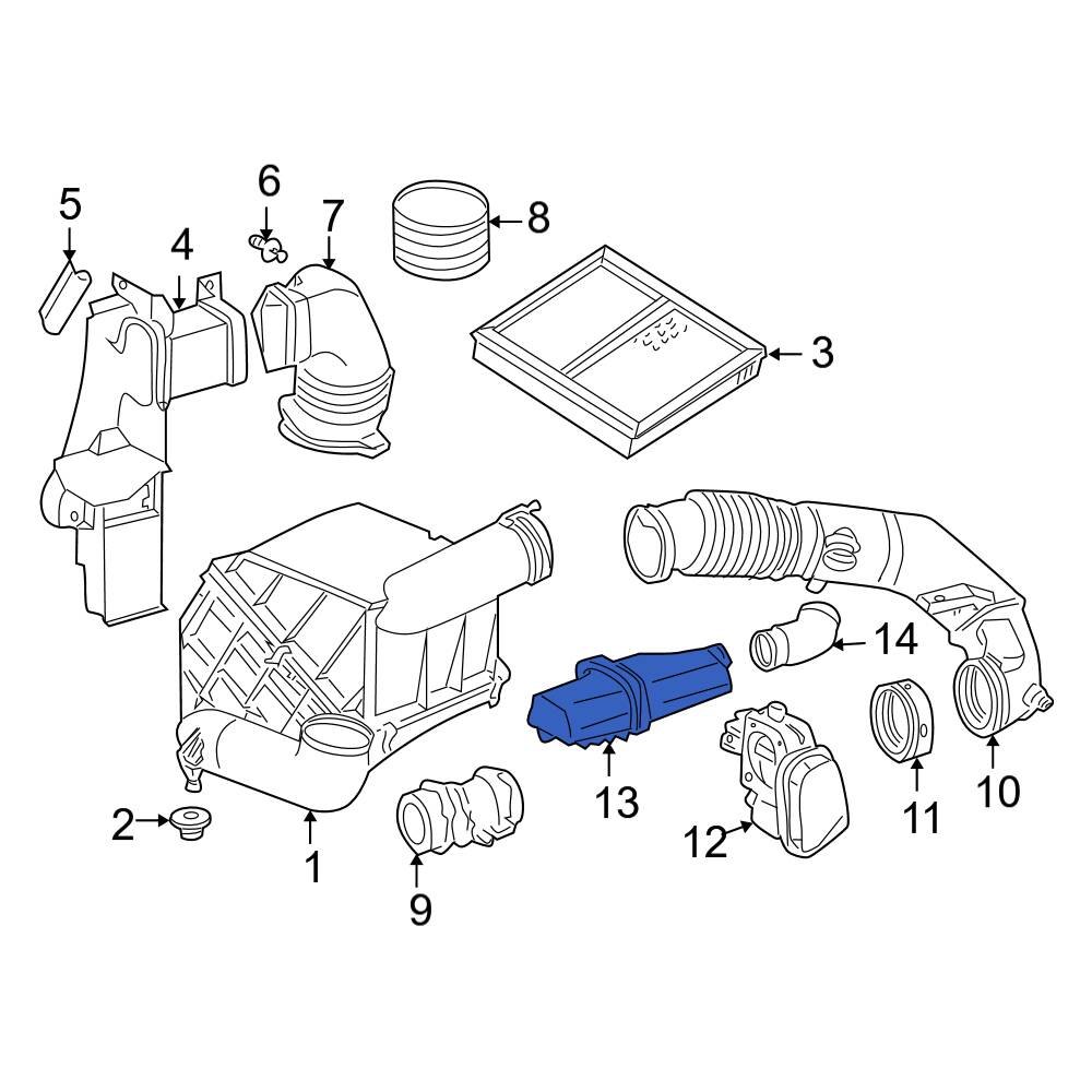 MercedesBenz OE 1121400087 Engine Air Intake Resonator