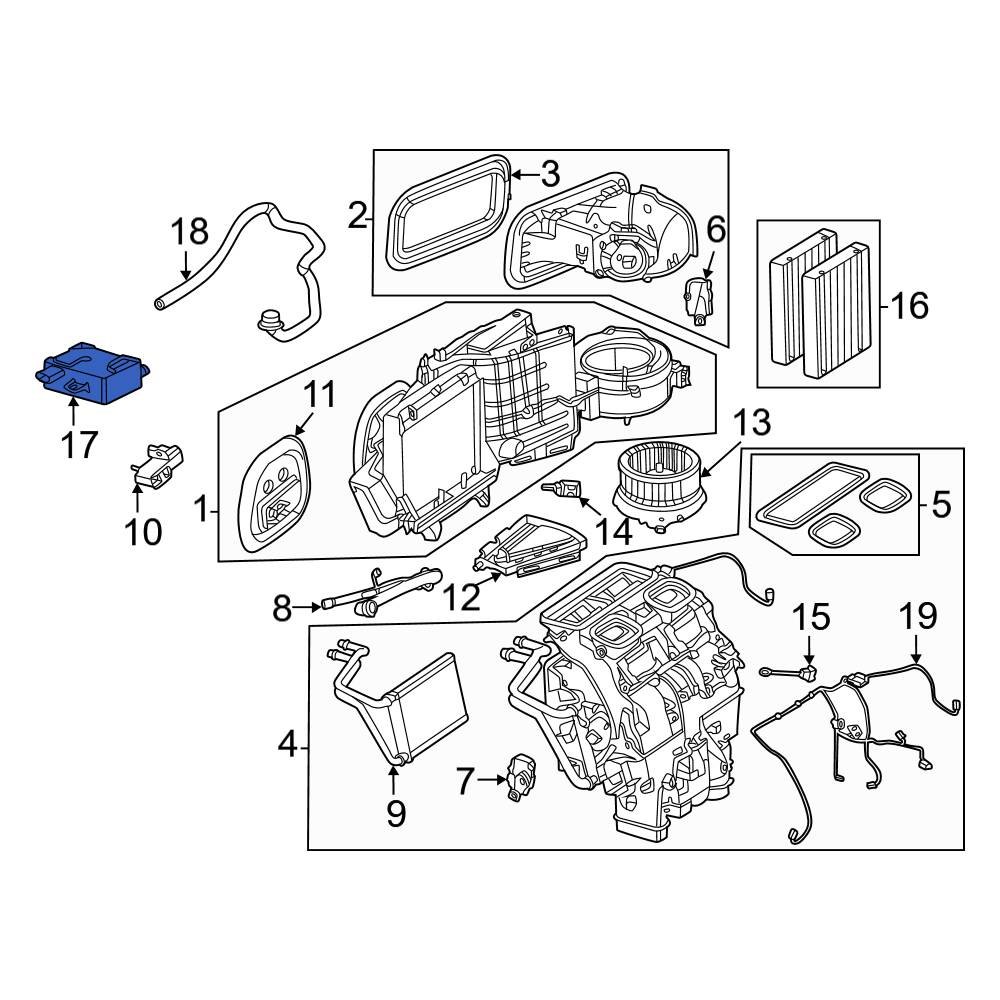 MercedesBenz OE 2069059602 Ambient Air Quality Sensor