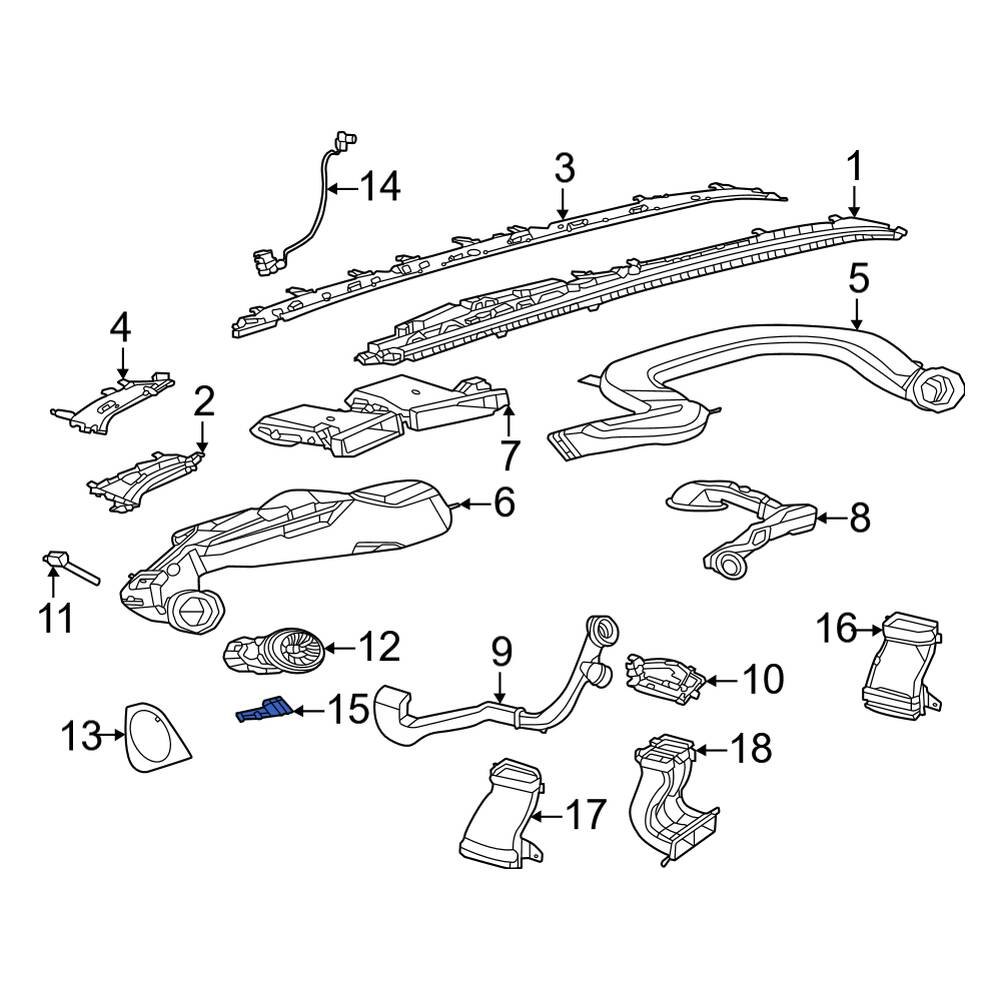MercedesBenz OE 0009008420 Front Window Defroster Switch