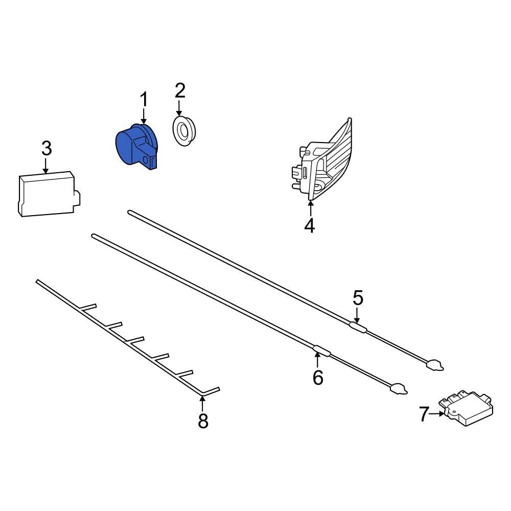 Mercedes Benz Oe Rear Parking Aid Sensor