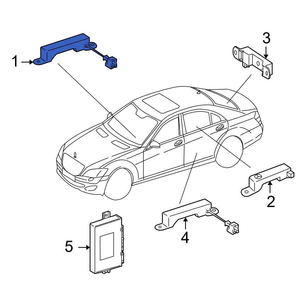 MercedesBenz OE 2218201875 Keyless Entry Antenna