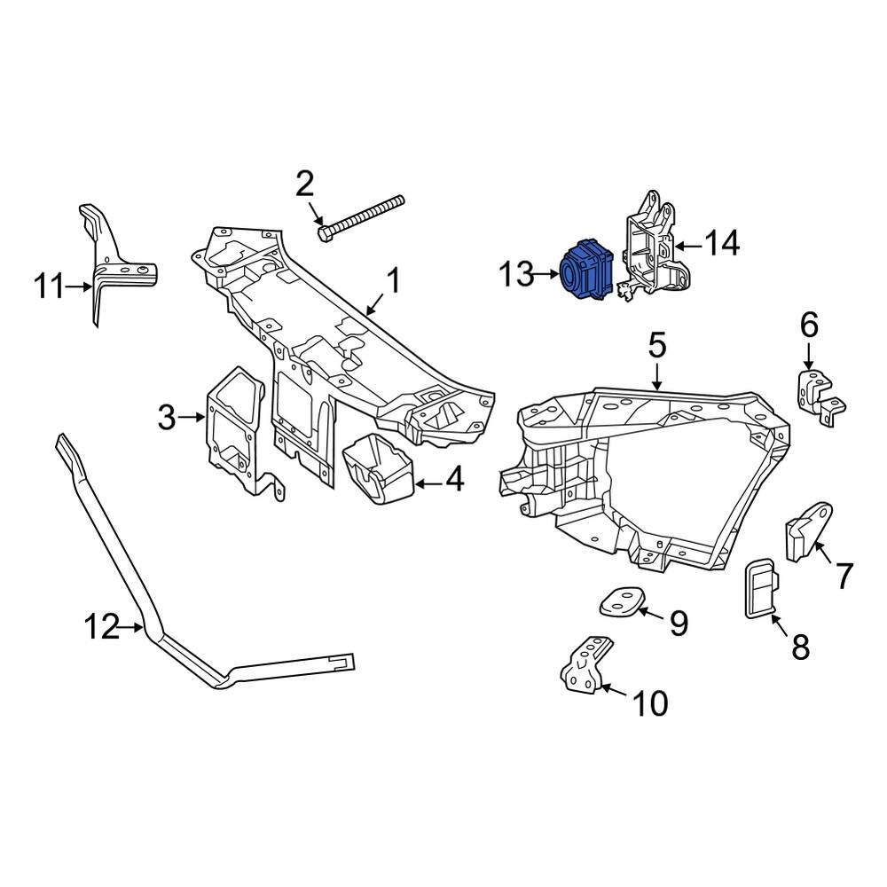 MercedesBenz OE 2228201697 Front Night Vision Camera