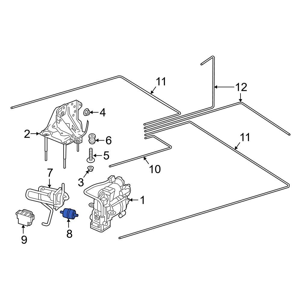 MercedesBenz OE 2123200169 Rear Air Suspension Compressor Filter