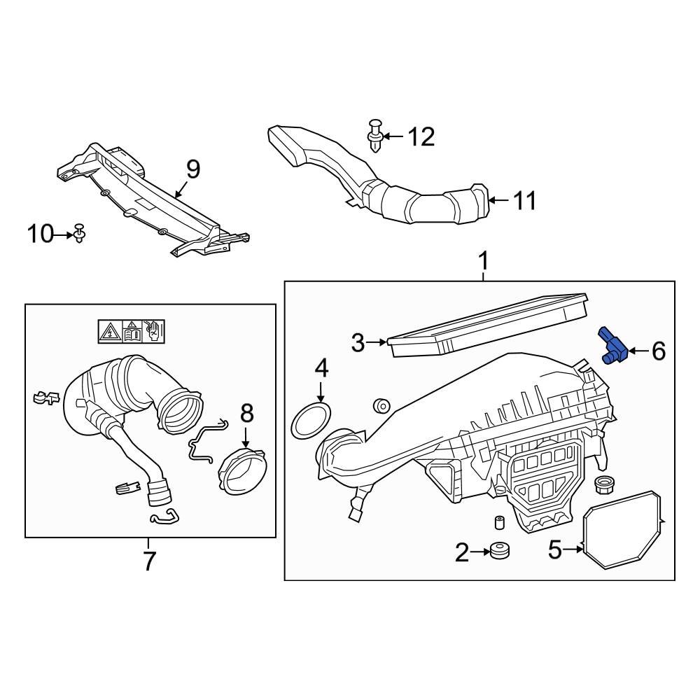 MercedesBenz OE 0081534428 Barometric Pressure Sensor