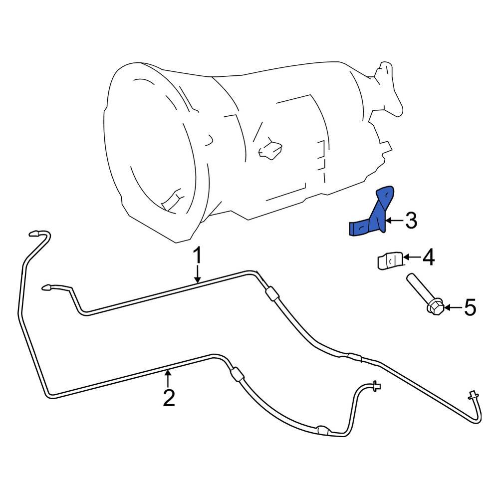 MercedesBenz OE 906271084064 Transmission Oil Cooler Line Bracket