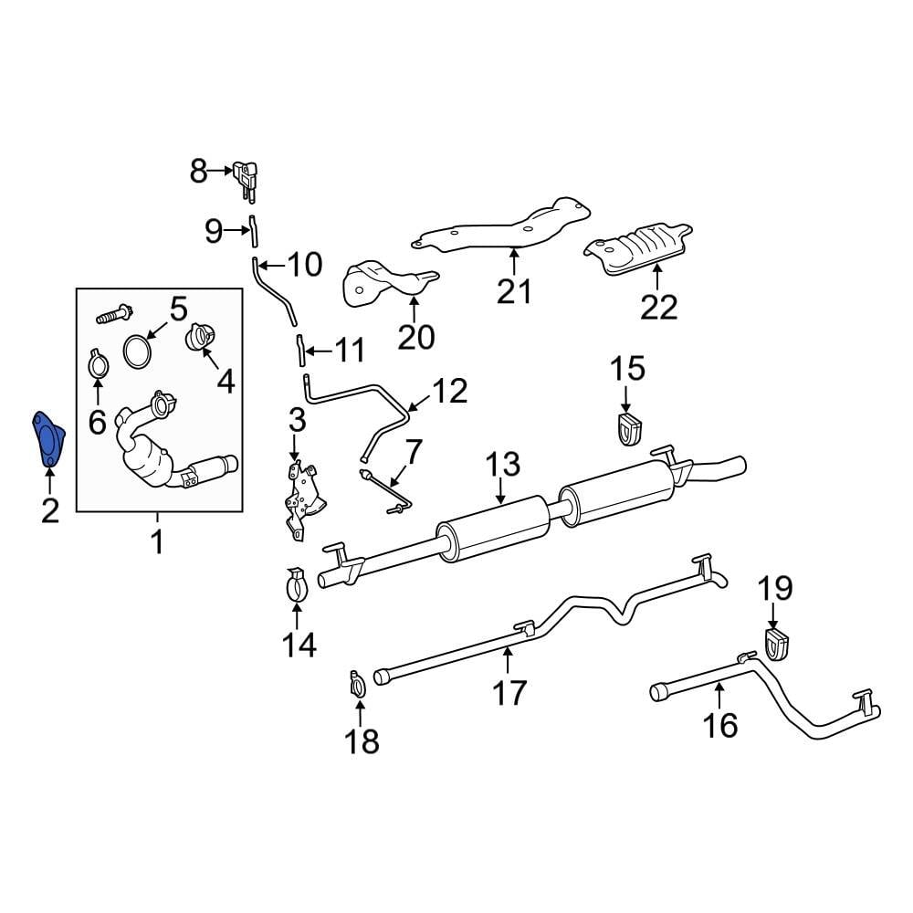 Mercedes-Benz OE 2194920080 - Front Catalytic Converter Gasket