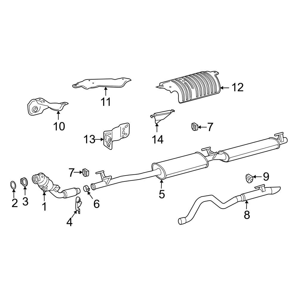MercedesBenz OE 0009953633 Catalytic Converter Clamp