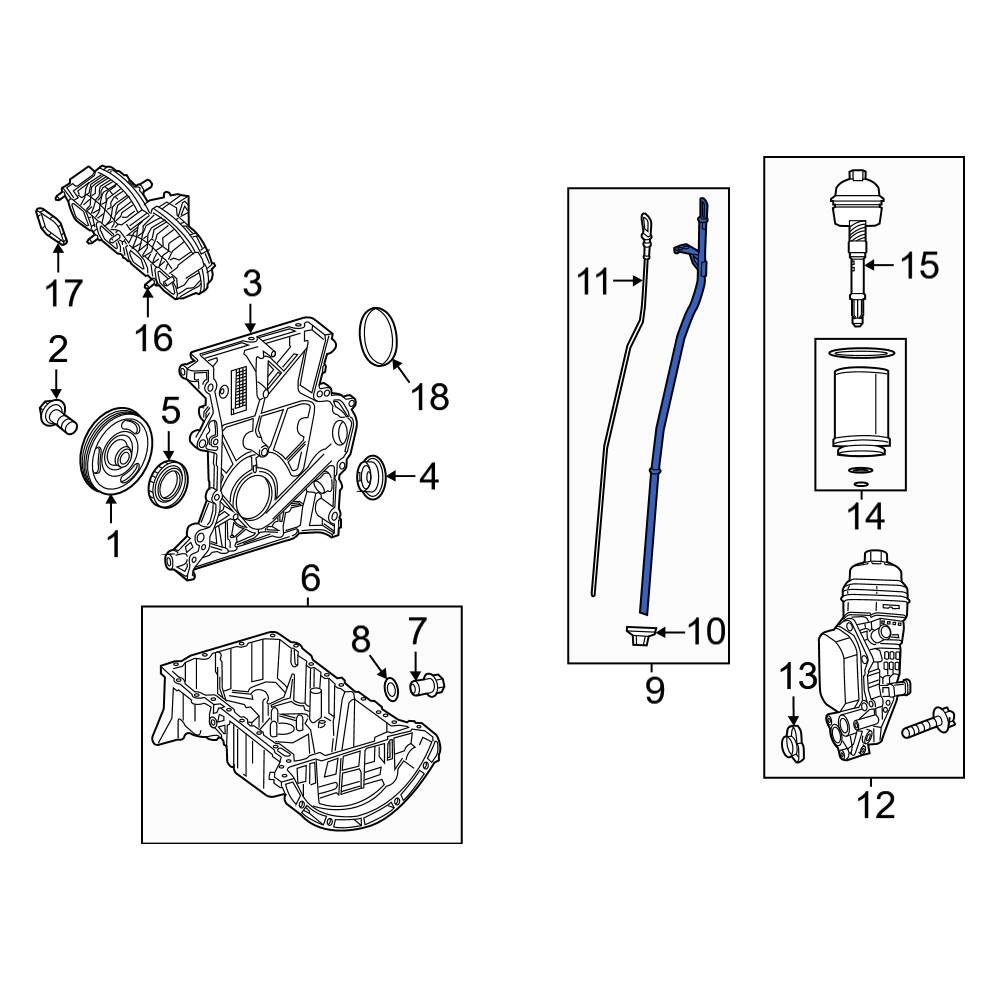 MercedesBenz OE 0011531932 Engine Oil Level Sensor