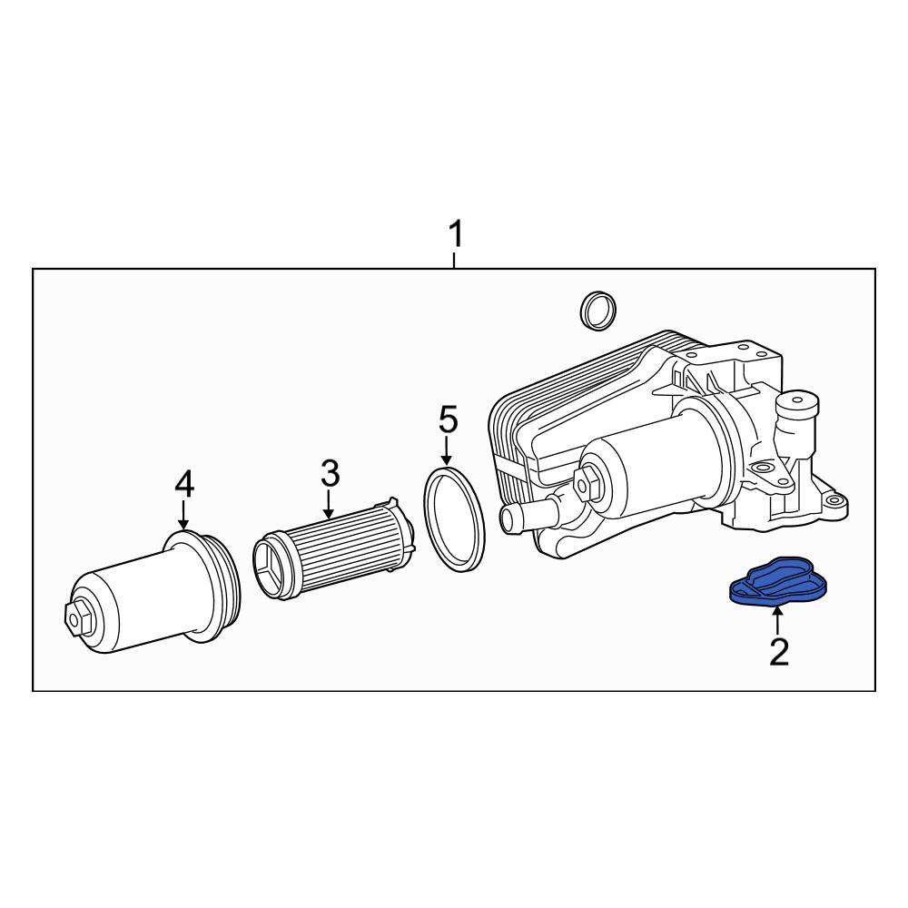 MercedesBenz OE 0229977845 Automatic Transmission Oil Cooler Seal