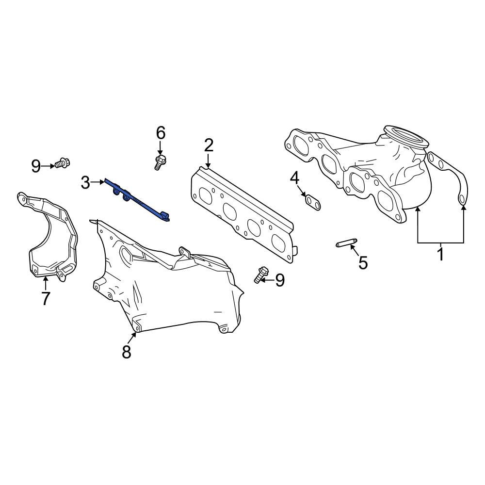 MercedesBenz OE 1391410200 Exhaust Manifold Bracket