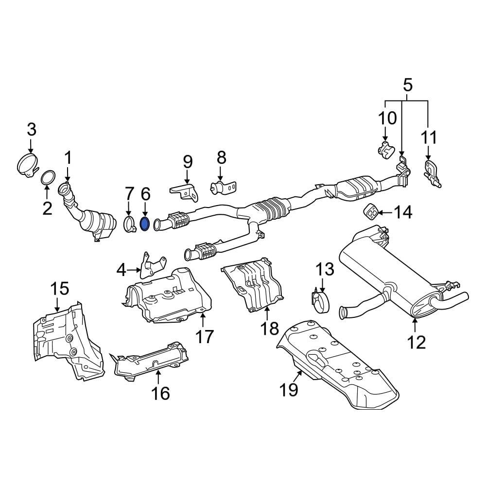 MercedesBenz OE 2204920281 Exhaust Pipe Seal