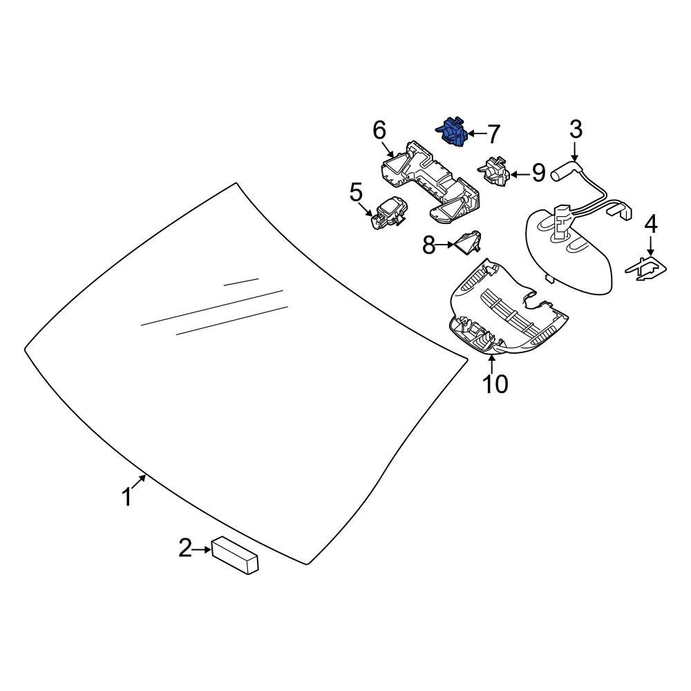 MercedesBenz OE 2228201697 Front Night Vision Camera